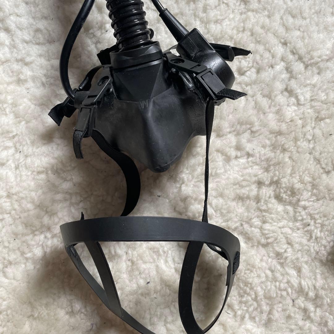 トップガン風 MAVERICK仕様 本物パイロットヘルメット（酸素マスク付き）