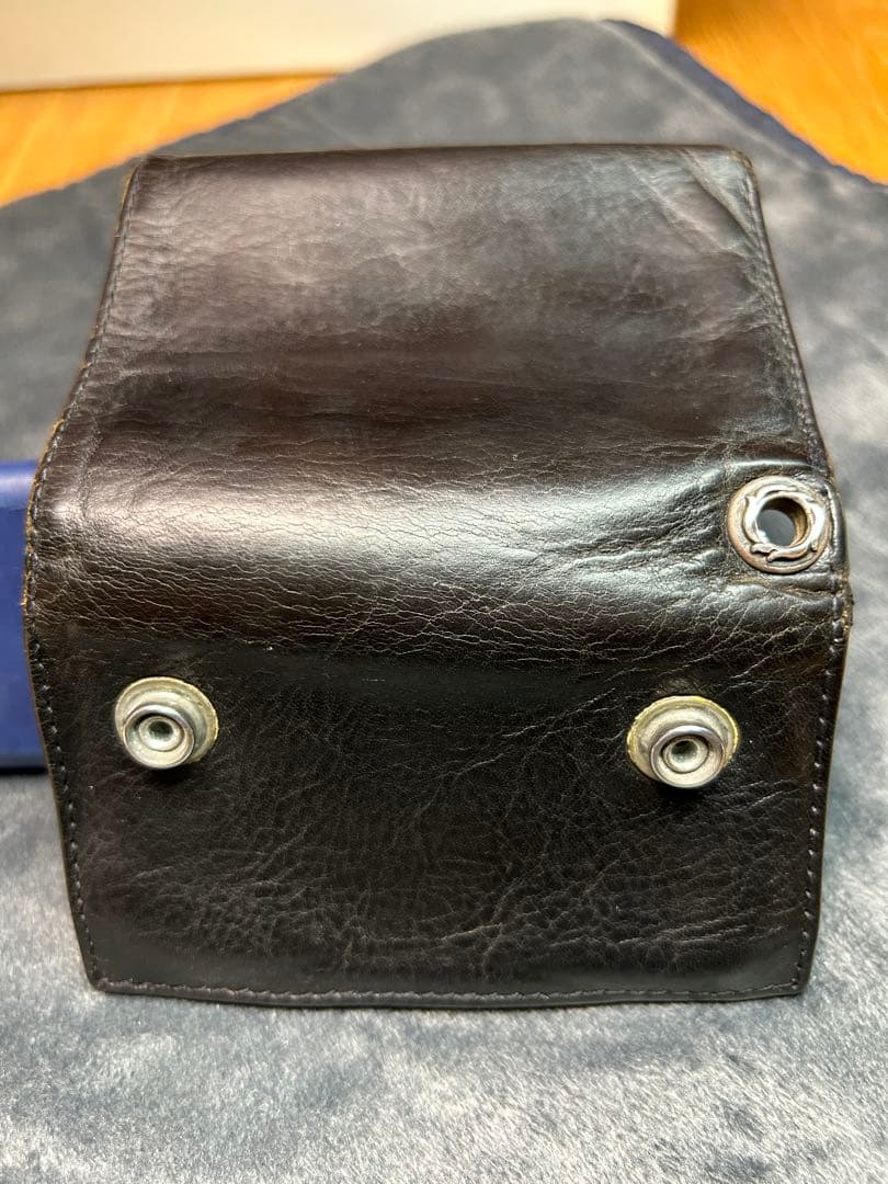 クロムハーツ　スリーフォールド　3FOLD 三つ折り財布　スターボタン