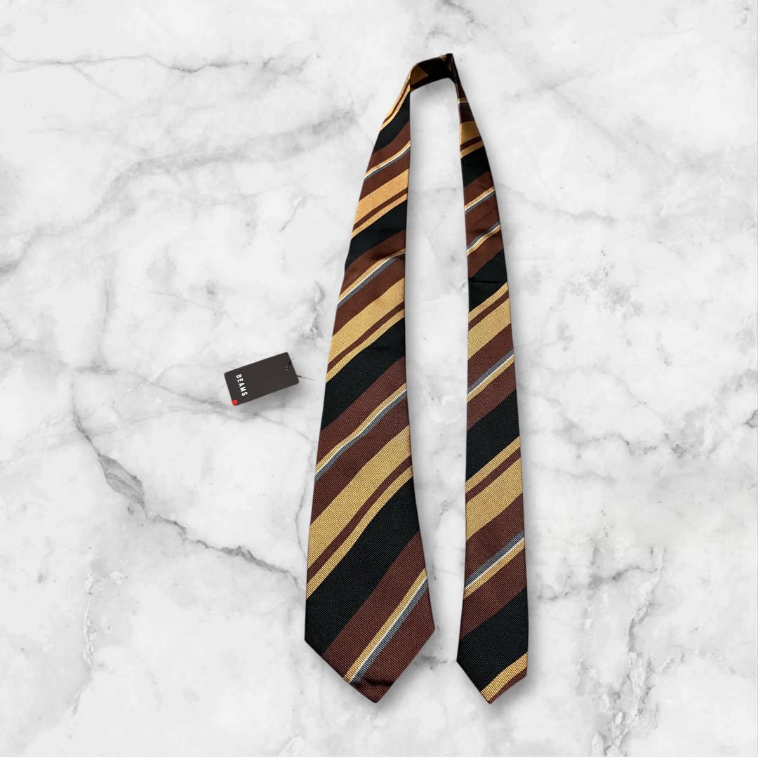 【未使用】FRANCO BASSI　ネクタイ　タグ付き　ストライプ