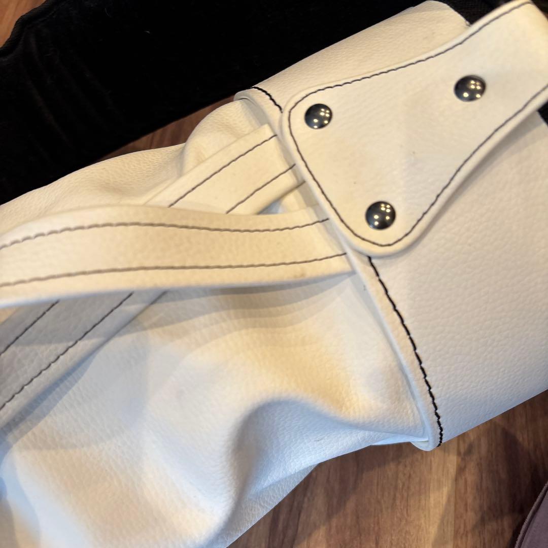 マルボン×ジョーンズ キャディバッグ ホワイト ゴルフ トラ 刺繍