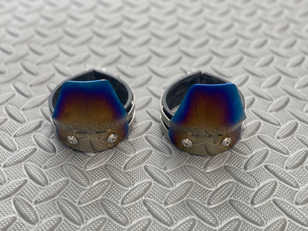 K-FACTORY フォークガード Lサイズ バイク cb フロント フォーク