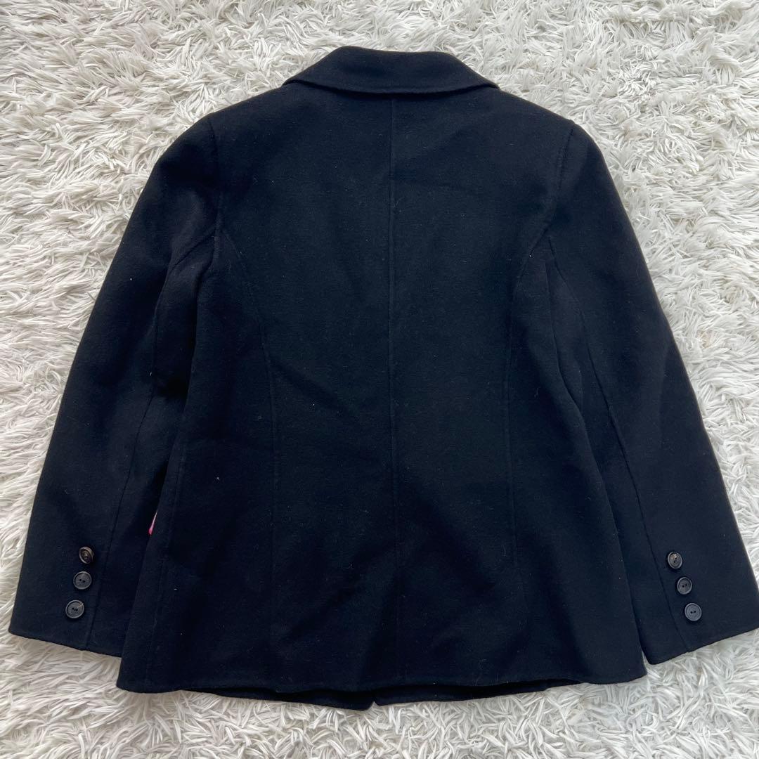 レオナール LEONARD カシミヤ100 テーラード 花柄 ジャケット