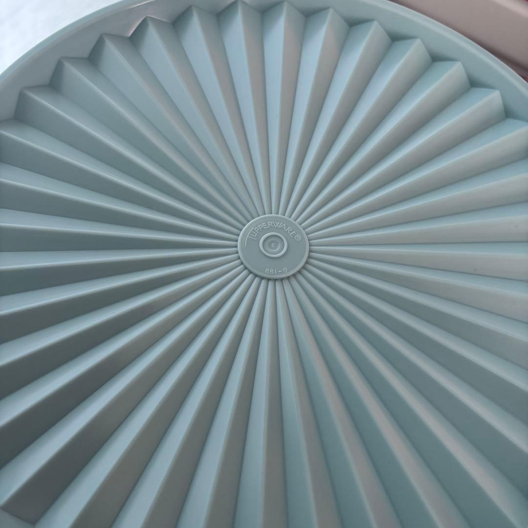 新品未使用！Tupperware 食品保存容器 水色