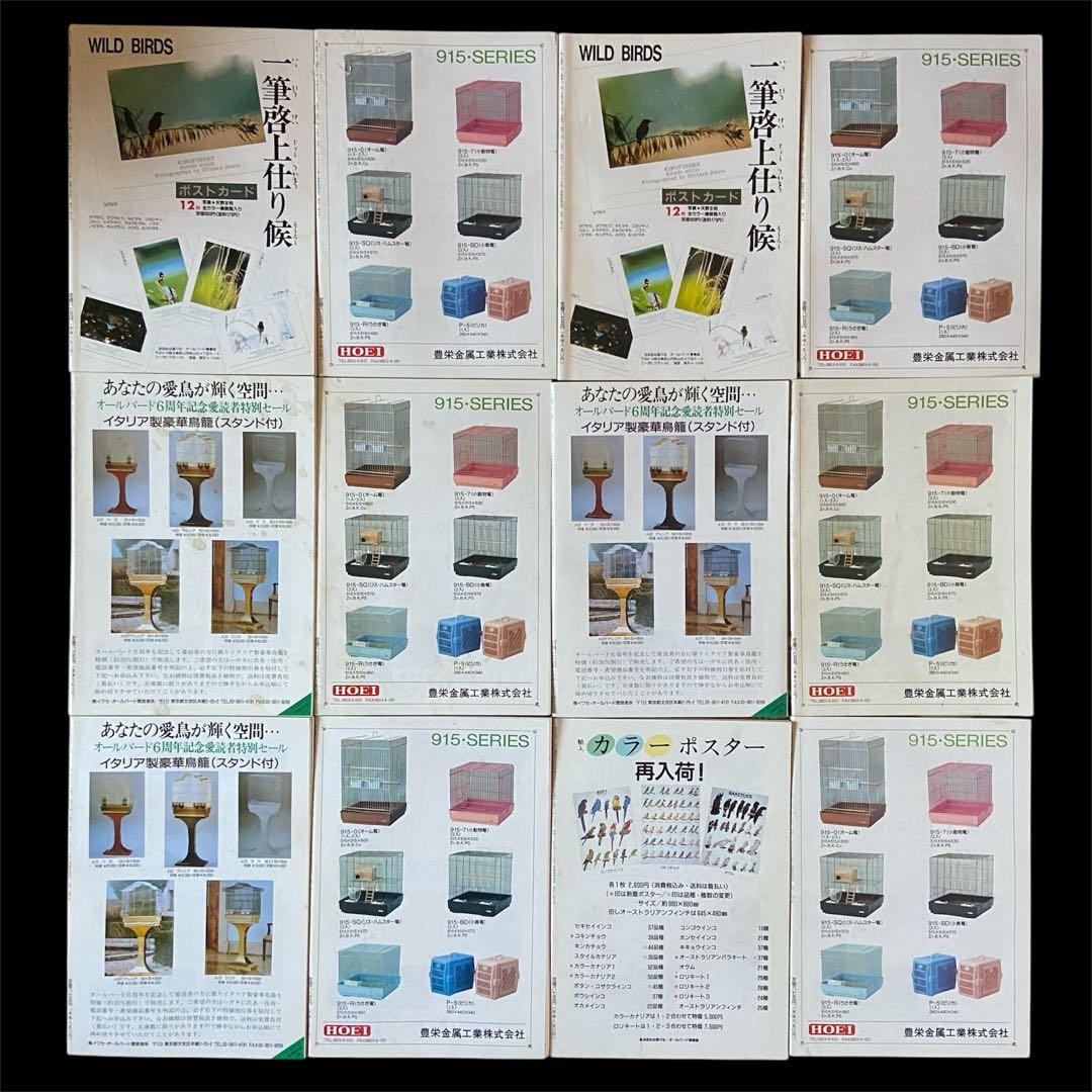 希少 愛鳥家専門誌 ALL BARD オールバード 1987年 創刊号〜 88冊