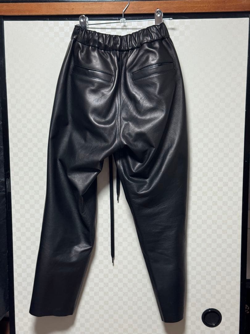 BACKLASHリラックスイージーレザーパンツ