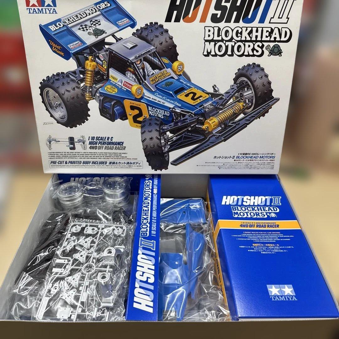 11 タミヤ　BLOCKHEAD MOTORS ブロックヘッド2台セットフルベア