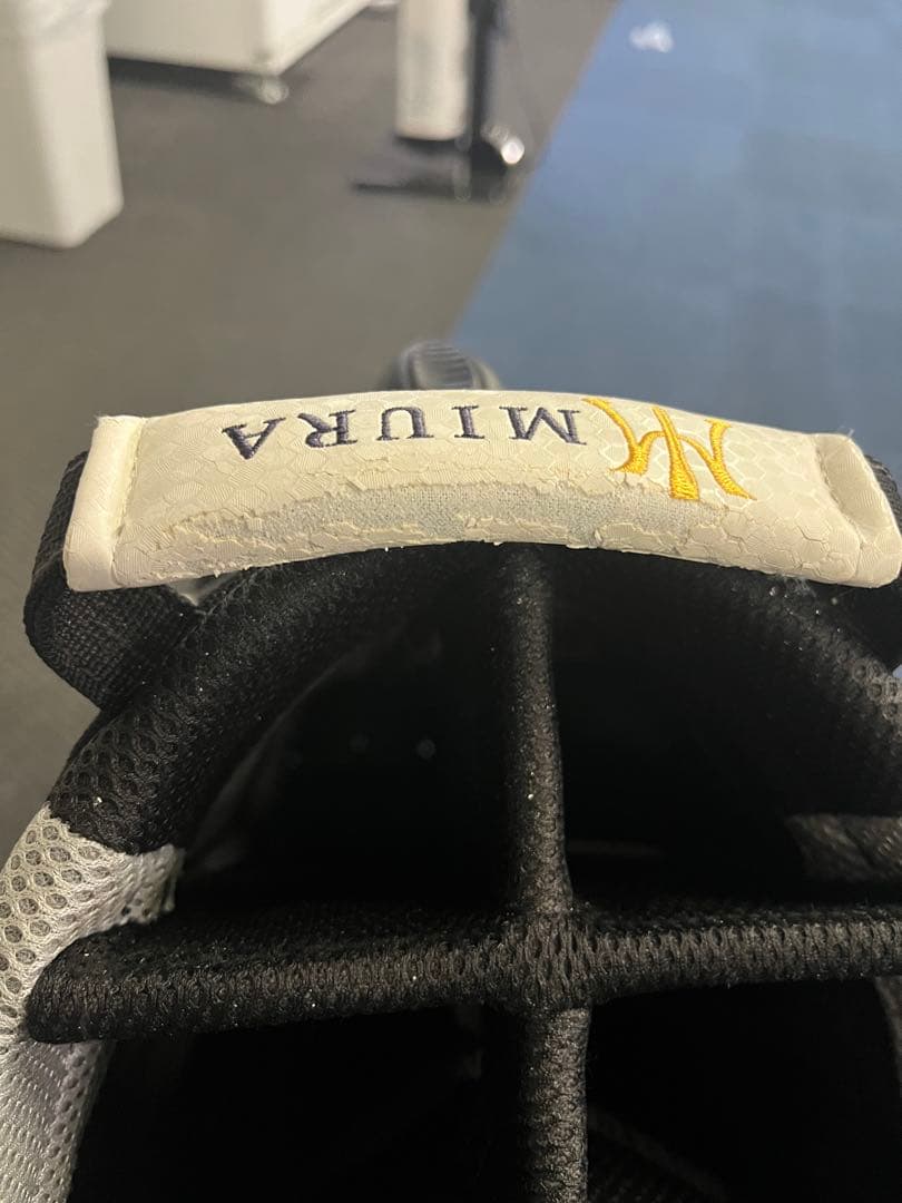 MIURA ホワイト ゴルフバッグ