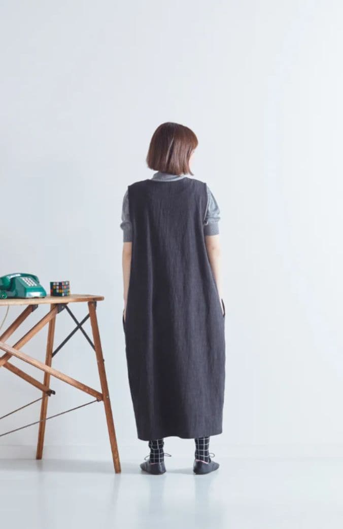 アトリエナルセ　コットンスラブジャンパースカート