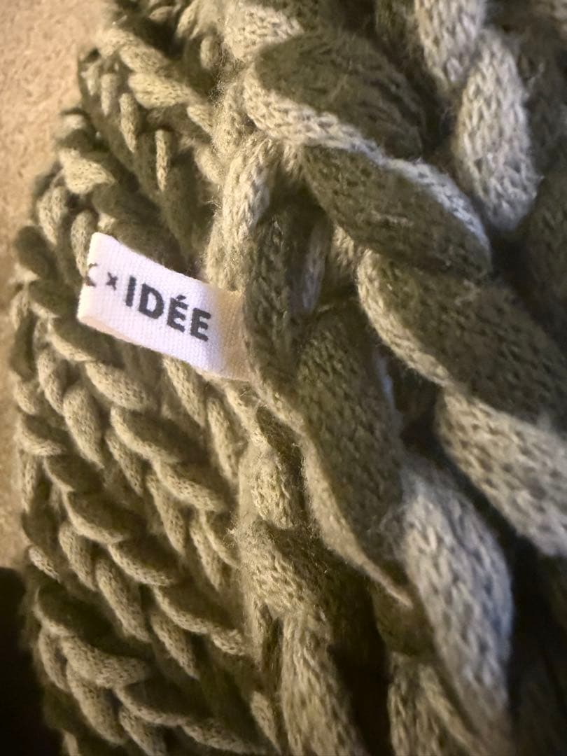 IDEE MINI PUUF MINI ストライプデザインのドーム型クッション