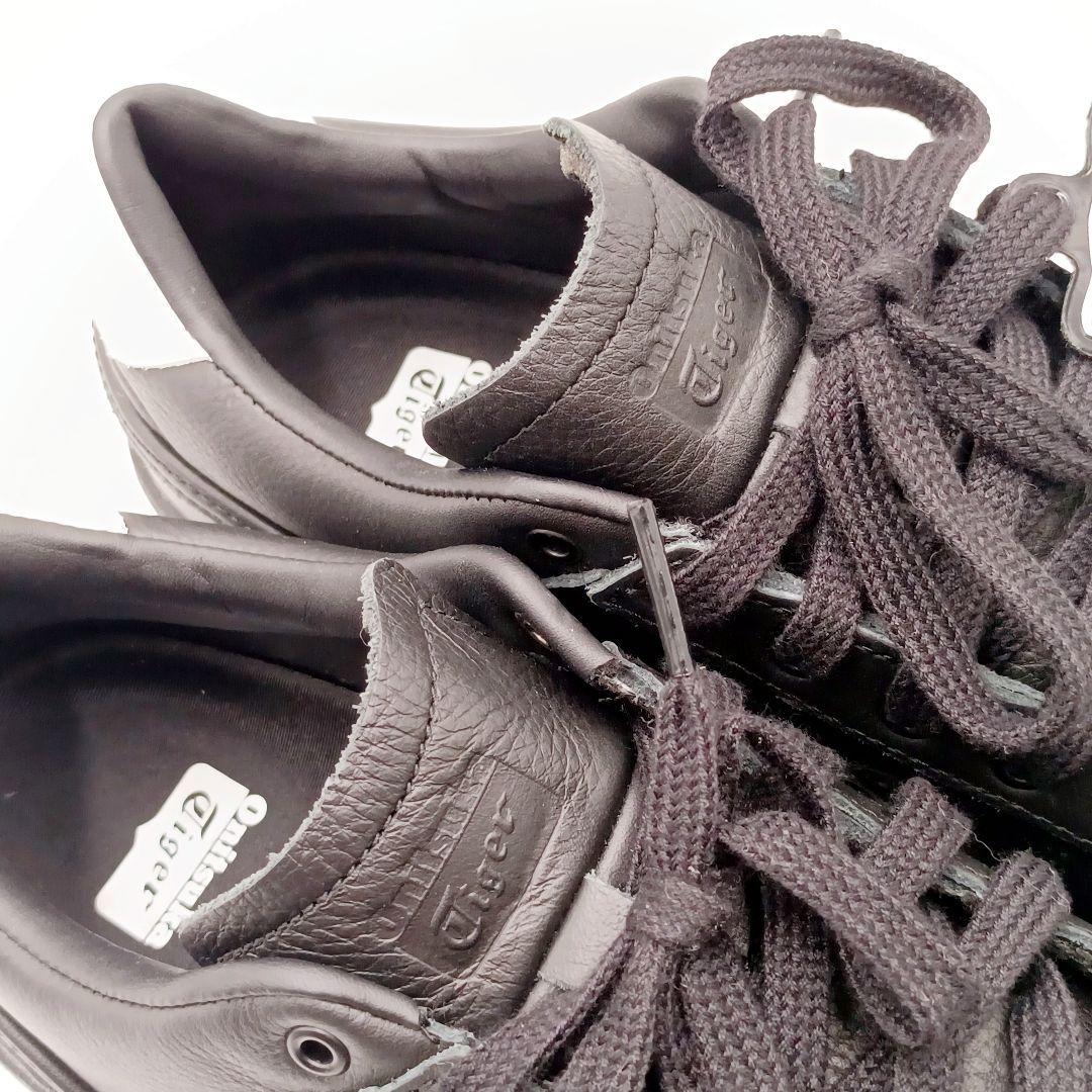 【未使用品】 オニツカタイガー 厚底スニーカー ローンシップPF 黒 24cm