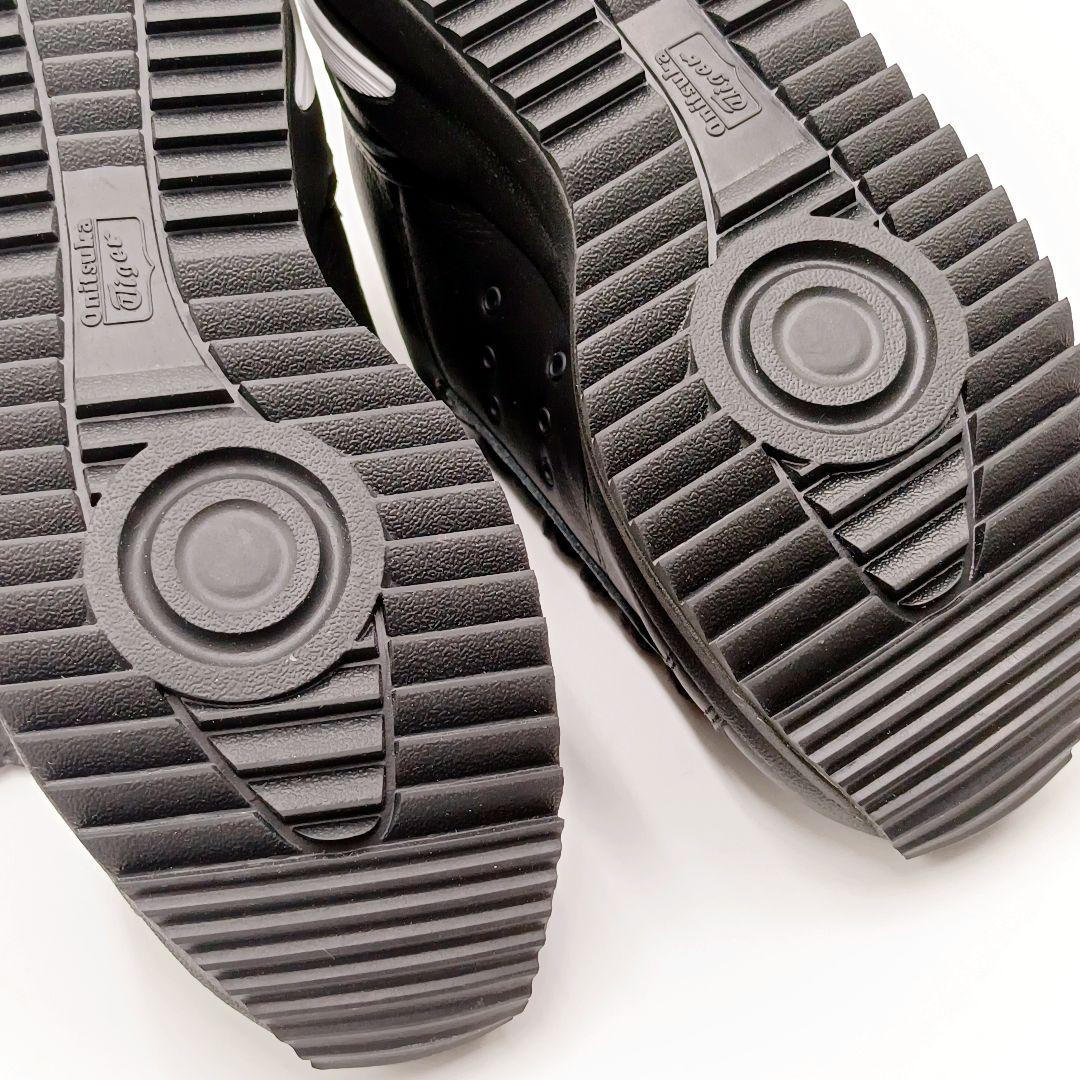 【未使用品】 オニツカタイガー 厚底スニーカー ローンシップPF 黒 24cm