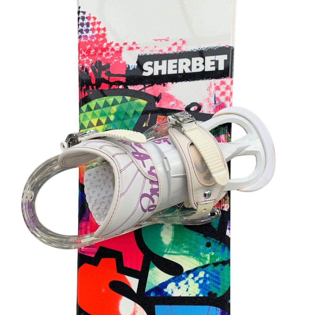 SHERBETボードビィンディングセット　143cm レディース　メンテナンス済