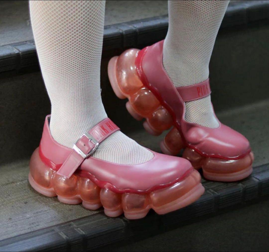 希少★MIKIOSAKABE×PINKHOUSEジュエリーメリージェーン24cm