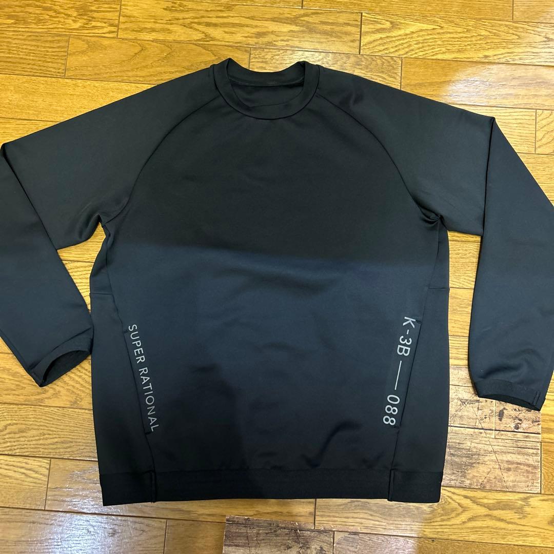 K-3B-088 ブラック　長袖カットソー