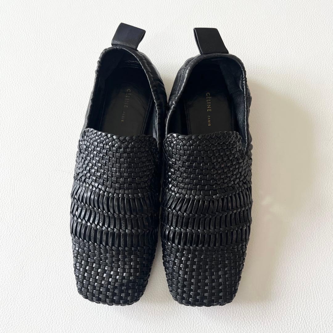 ▼美品✨セリーヌ メッシュ スクエアトゥ フラット バレエパンプス フィービー期