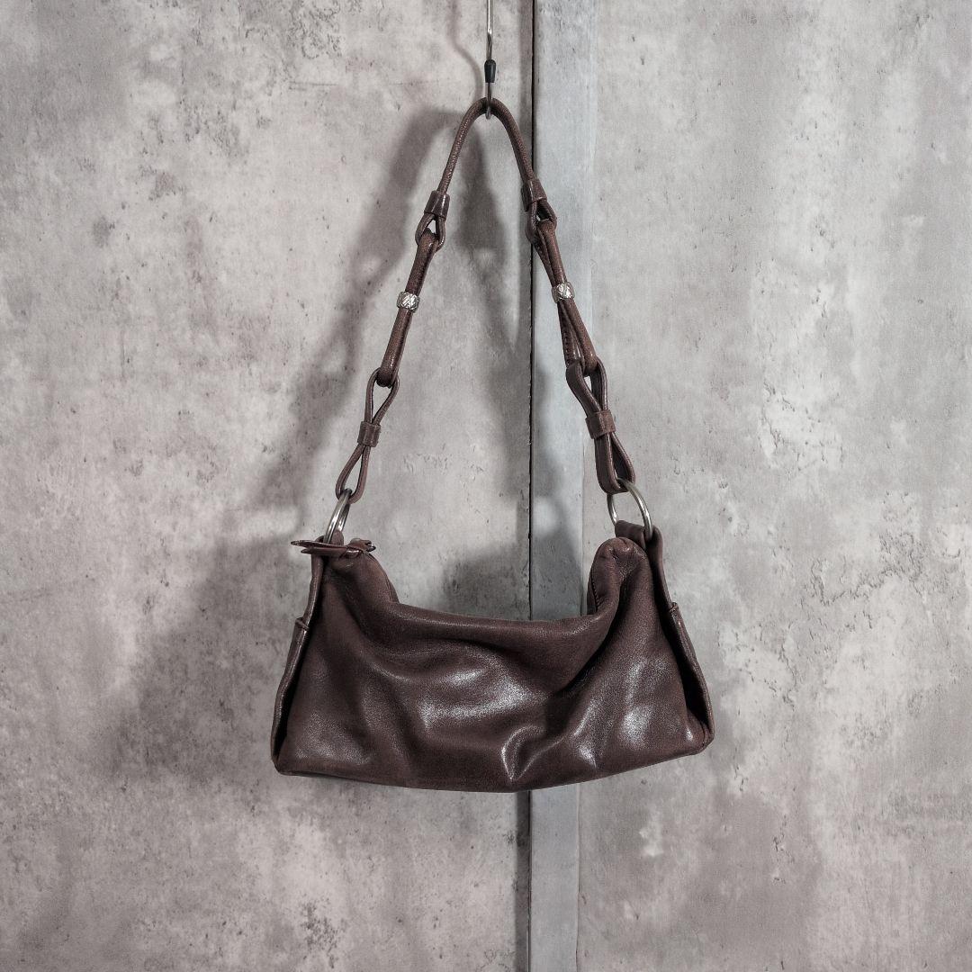 【old】 BOTTEGA VENETA 本皮イントレチャート ハンドバッグ