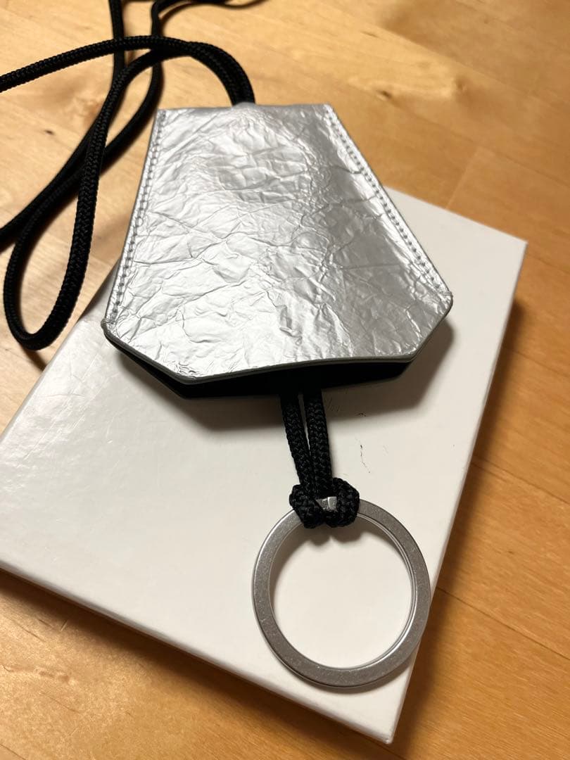 【新品未使用品】メゾンマルジェラ クロシェット　ネックストラップ　キーリング