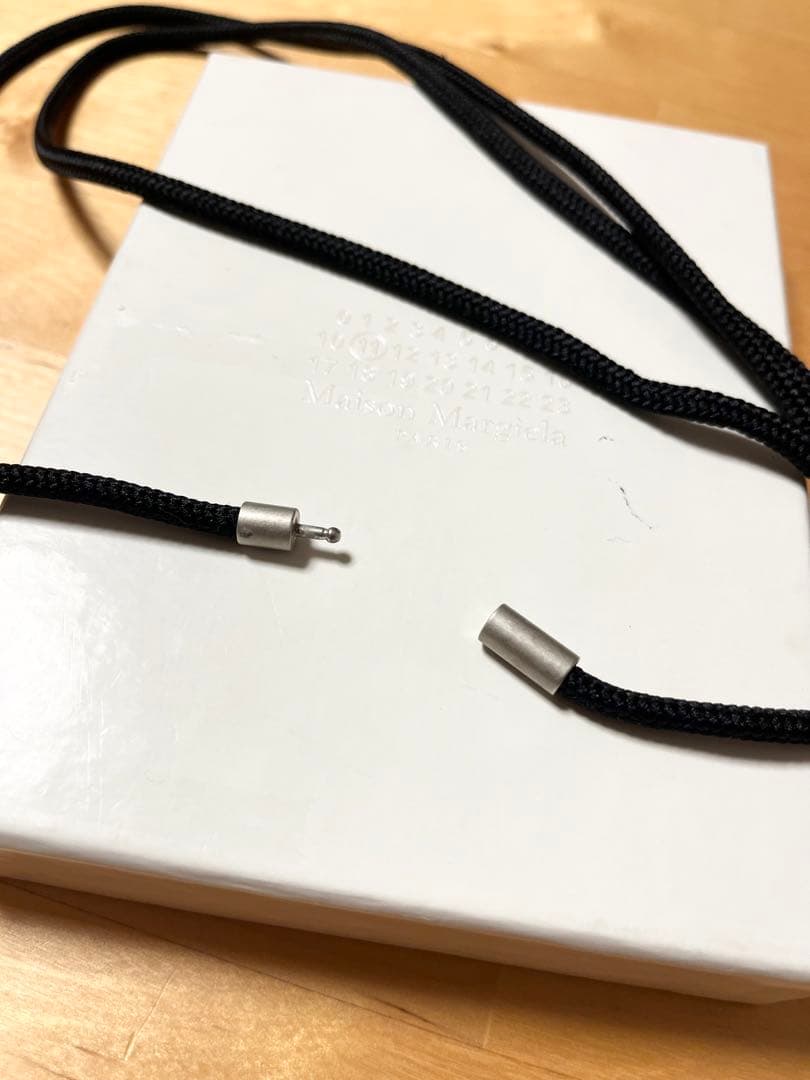 【新品未使用品】メゾンマルジェラ クロシェット　ネックストラップ　キーリング