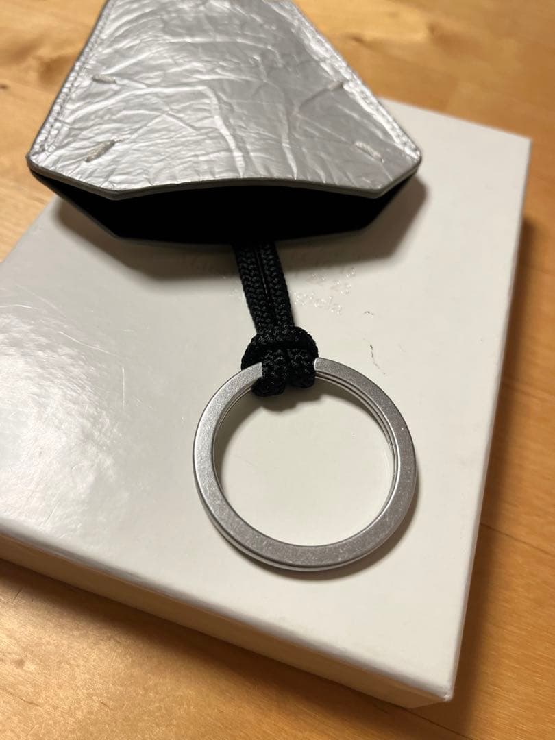 【新品未使用品】メゾンマルジェラ クロシェット　ネックストラップ　キーリング