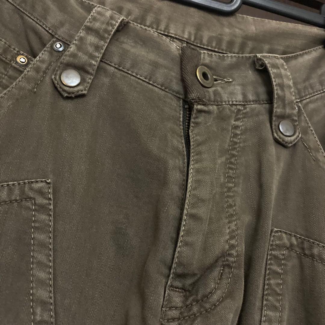 00s archive TETE HOMME ダブルニー カーゴパンツ M