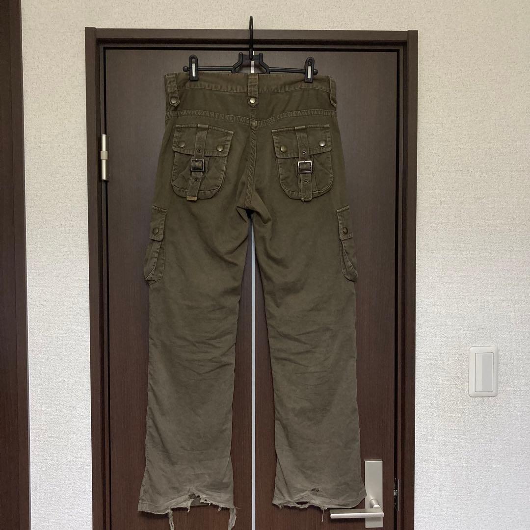 00s archive TETE HOMME ダブルニー カーゴパンツ M