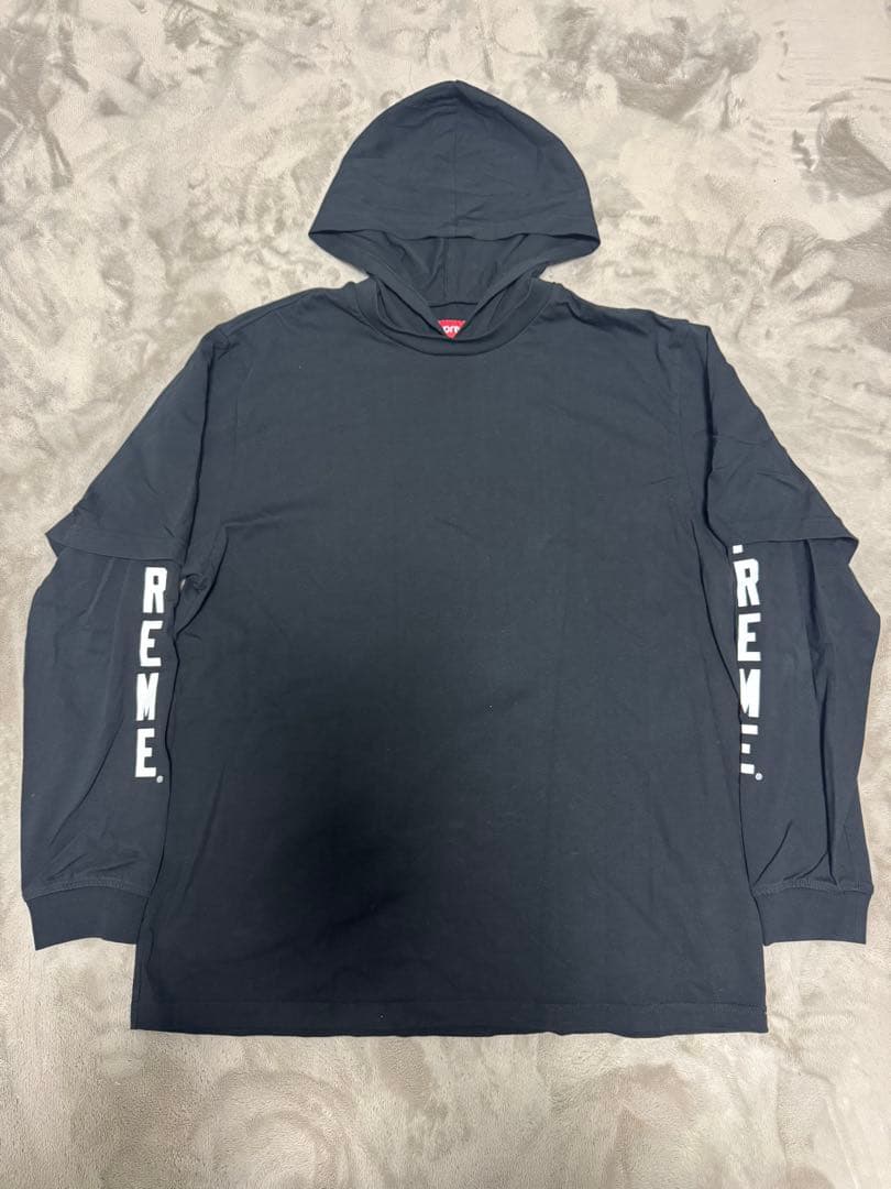 supreme Layered Hooded L/S Top Mサイズ