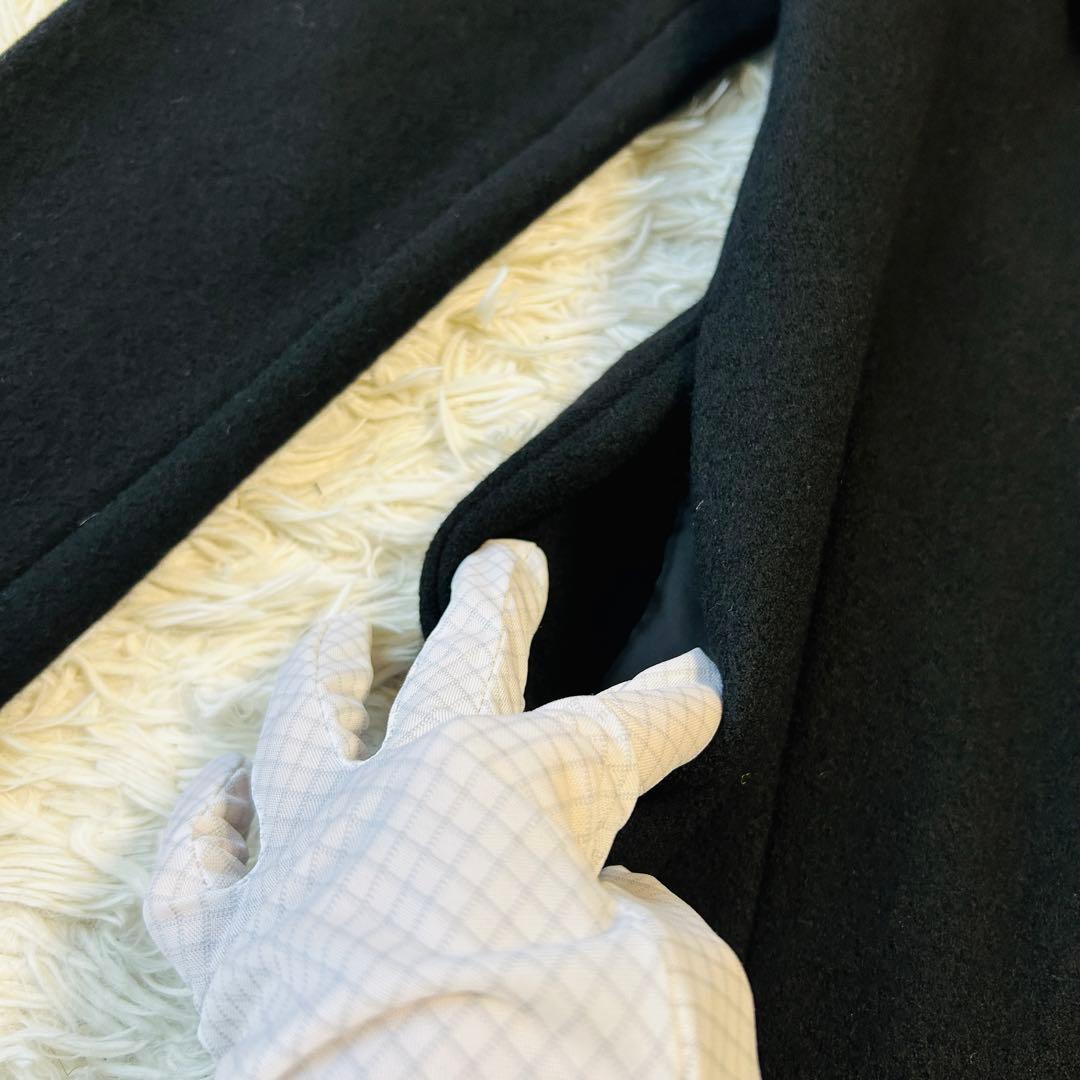 レオナール LEONARD ロングコート 裾ファー 襟ファー フォックスファー