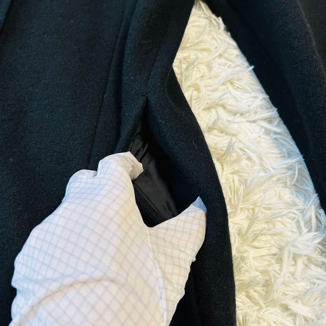 レオナール LEONARD ロングコート 裾ファー 襟ファー フォックスファー