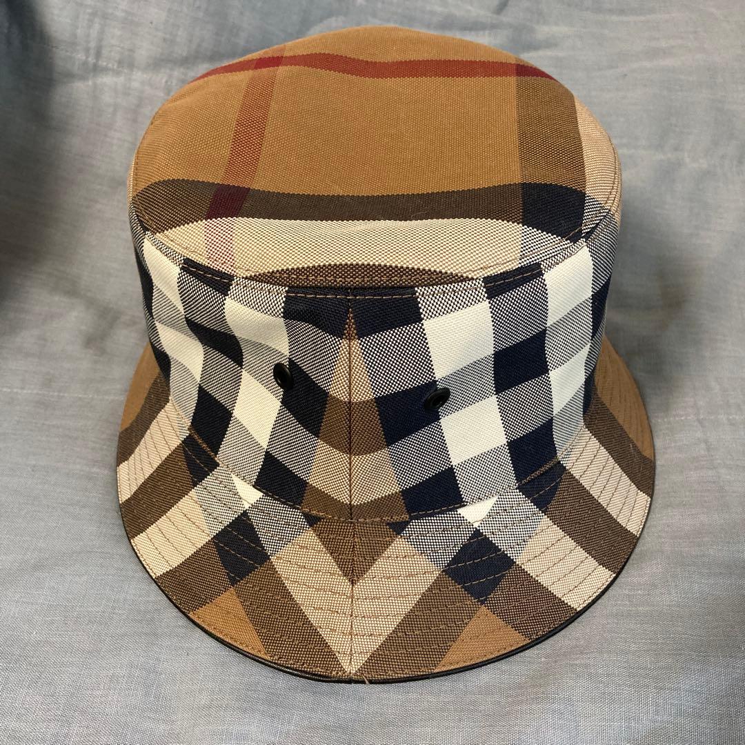 【美品】BURBERRYバケットハット ベージュ