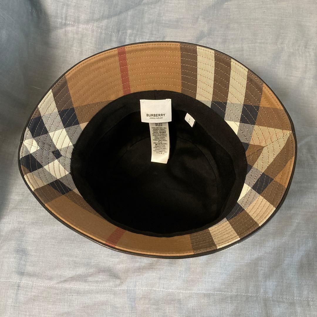 【美品】BURBERRYバケットハット ベージュ