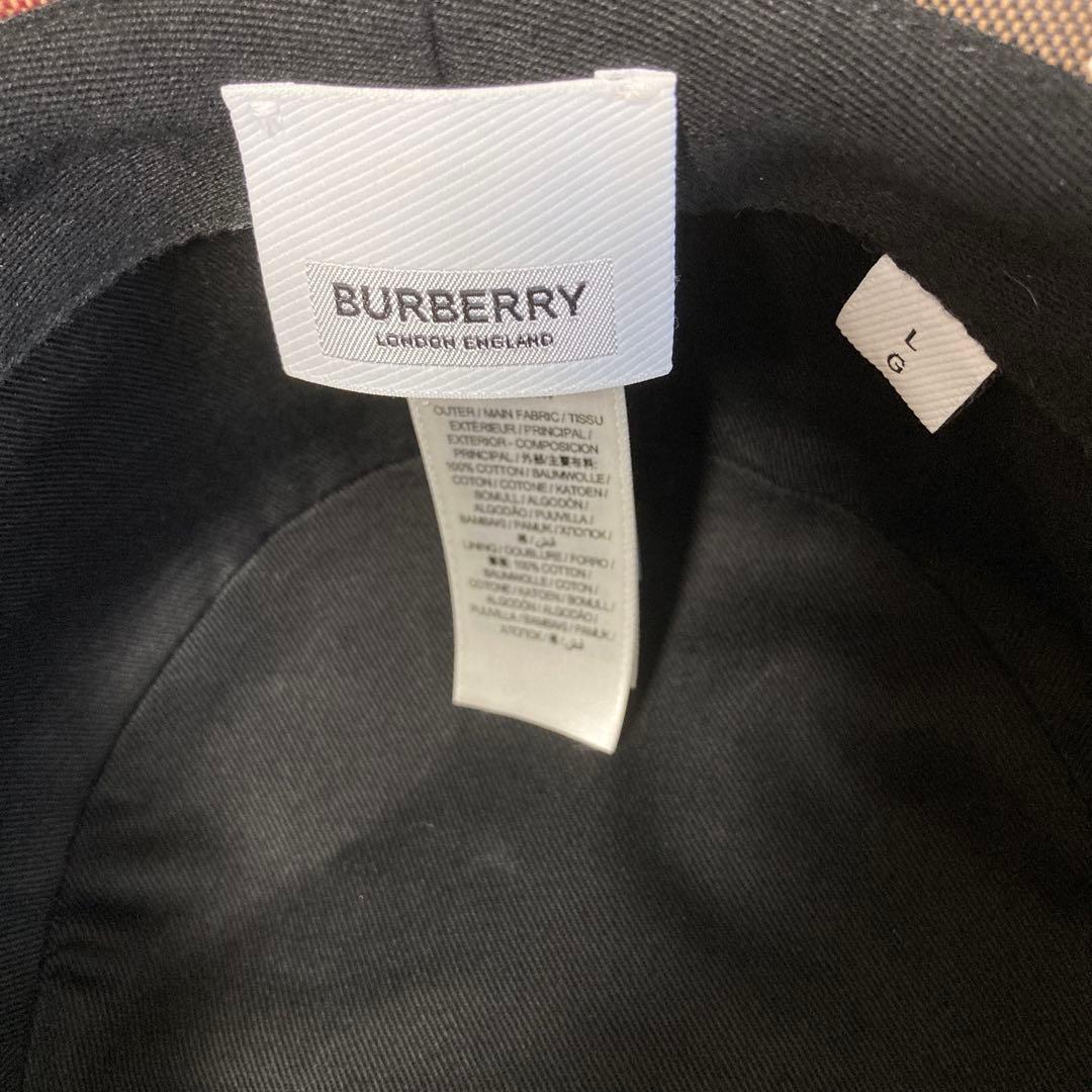 【美品】BURBERRYバケットハット ベージュ