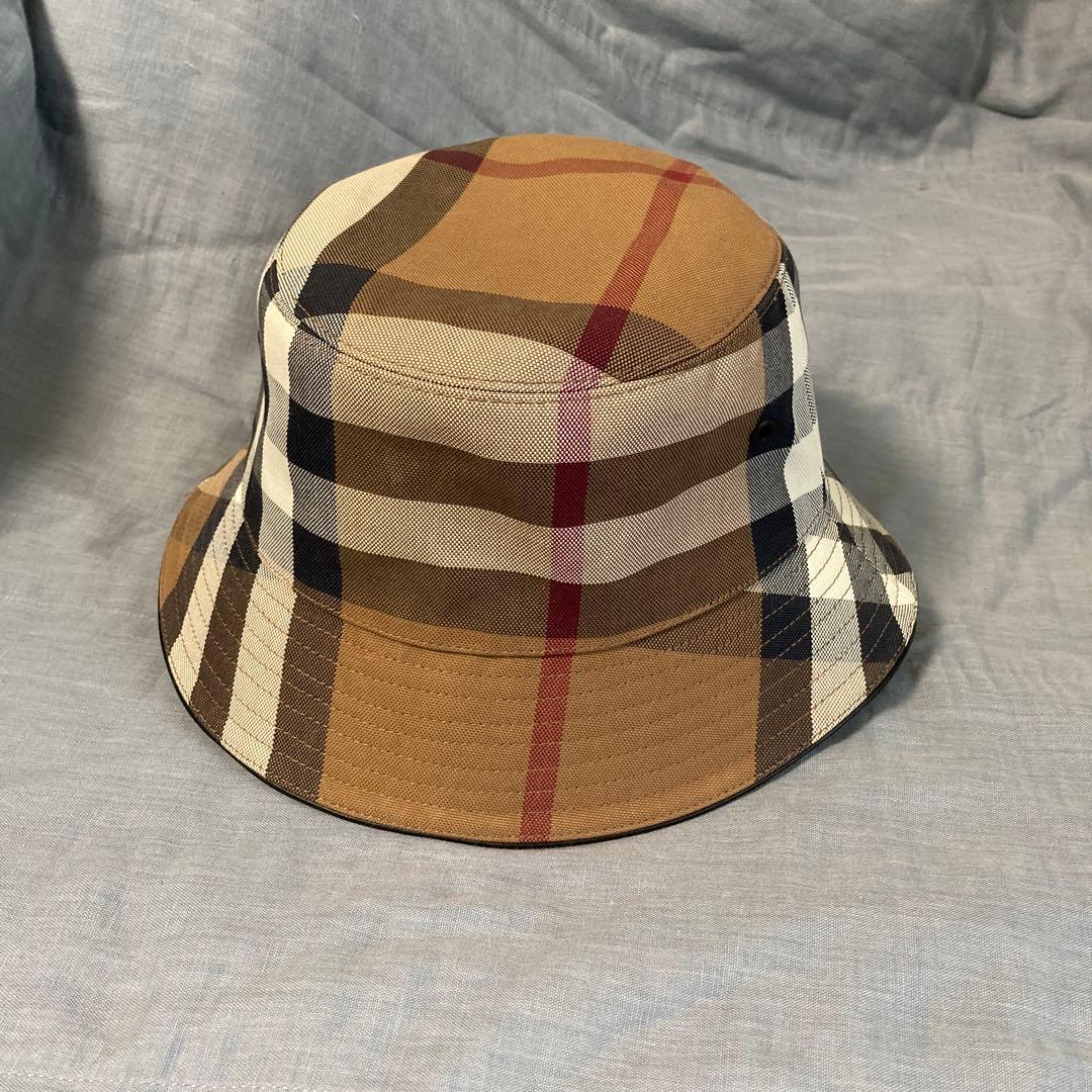 【美品】BURBERRYバケットハット ベージュ