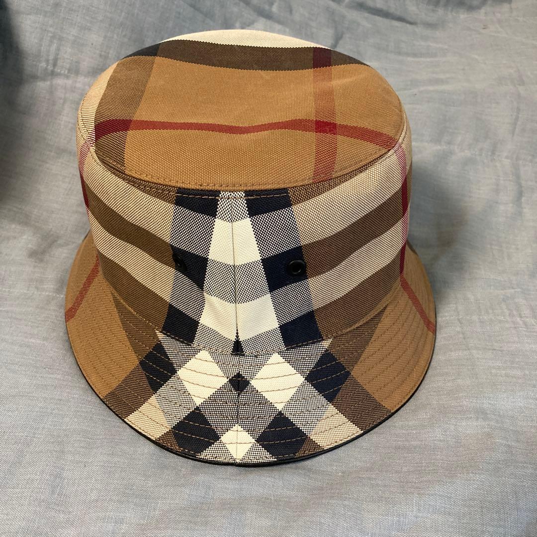 【美品】BURBERRYバケットハット ベージュ