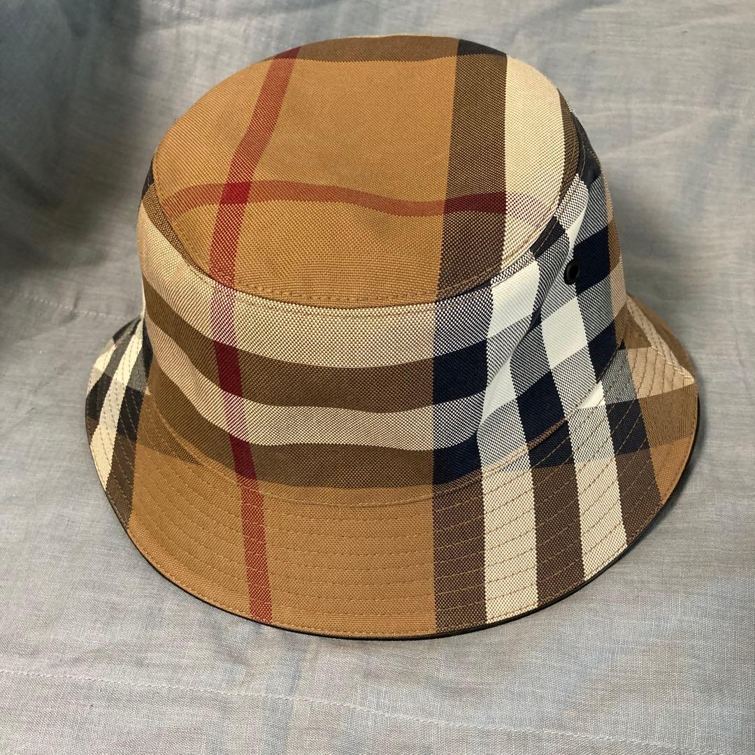 【美品】BURBERRYバケットハット ベージュ