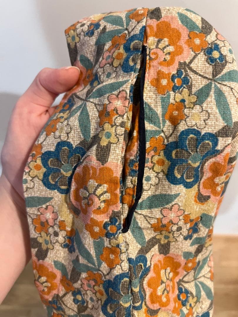 caramel vintage floral ワンピース 3y