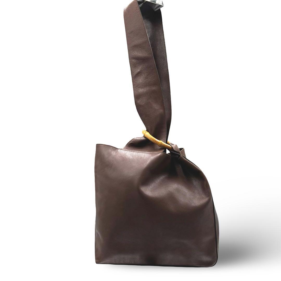 【ヴィンテージ】ヨーガンレール　ショルダーバッグ　オールレザー　ブラウン　肩掛け