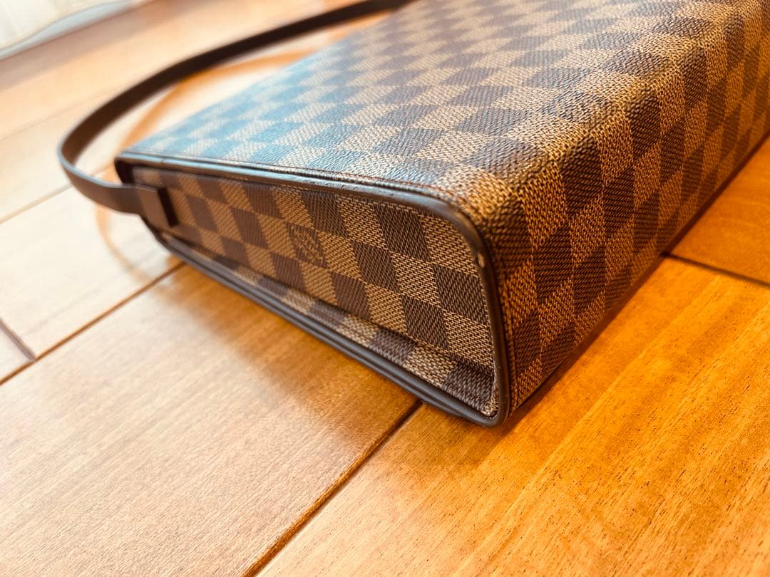 ダミエ ショルダーバッグ　美品 ルイヴィトン トライベッカ カレ