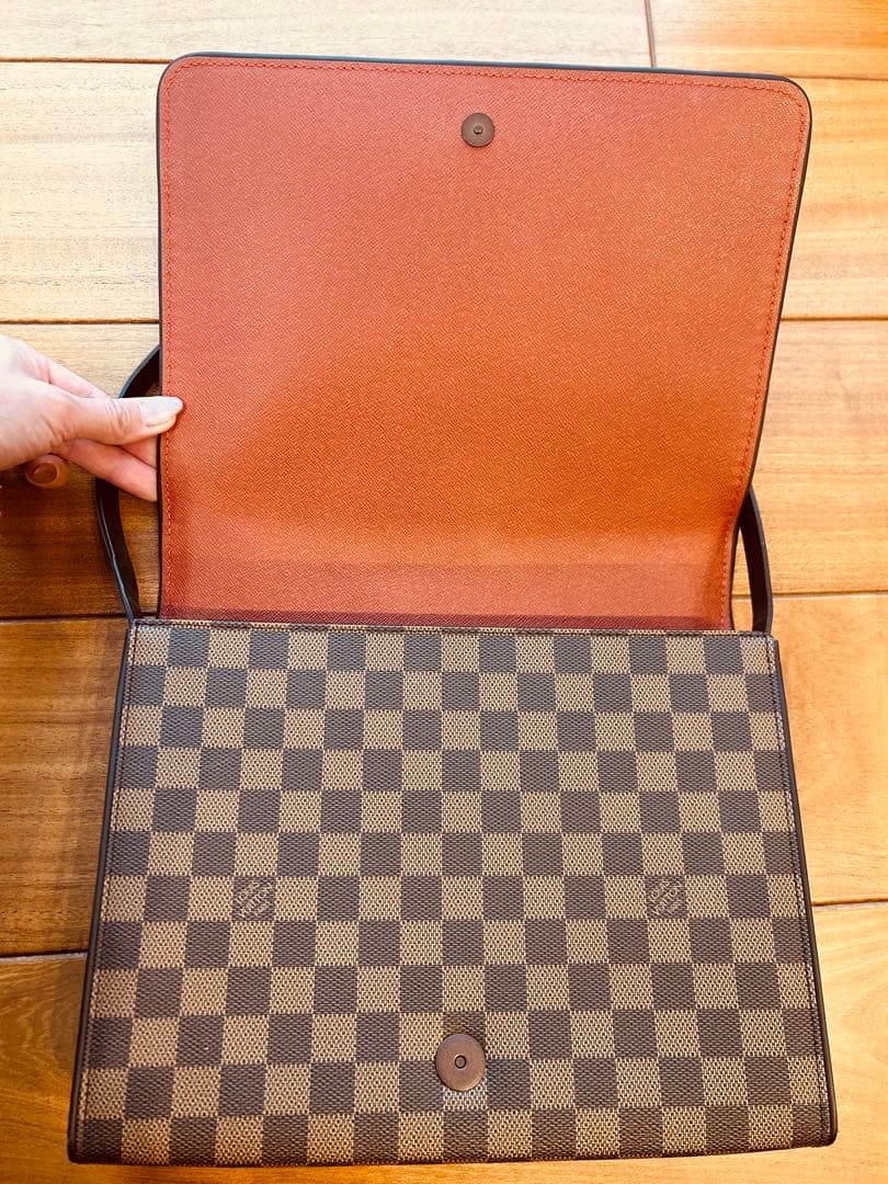 ダミエ ショルダーバッグ　美品 ルイヴィトン トライベッカ カレ