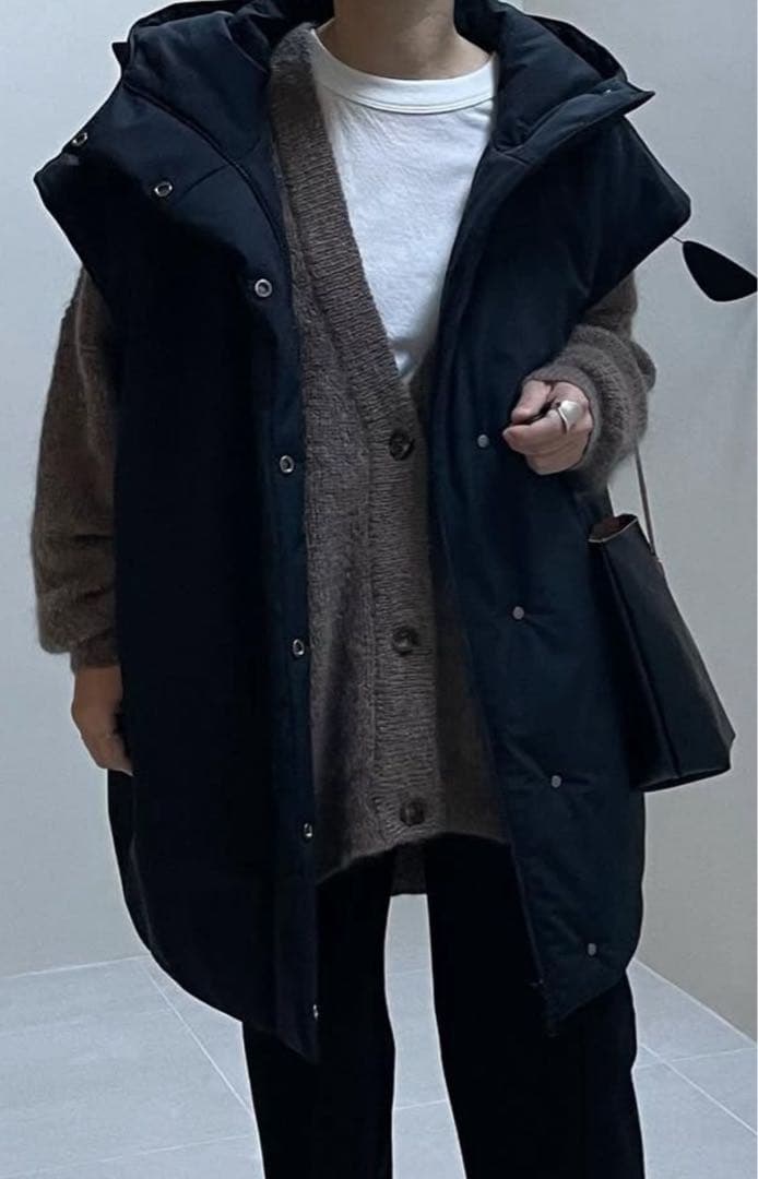 【美品】ARGUE COCOON COAT VEST