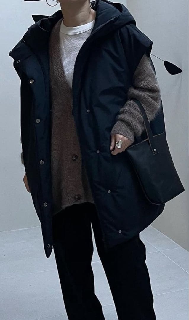 【美品】ARGUE COCOON COAT VEST