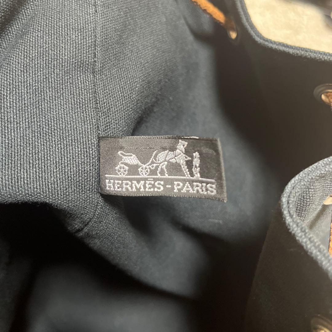 エルメス　ポロションミミル　GM ブラック　黒