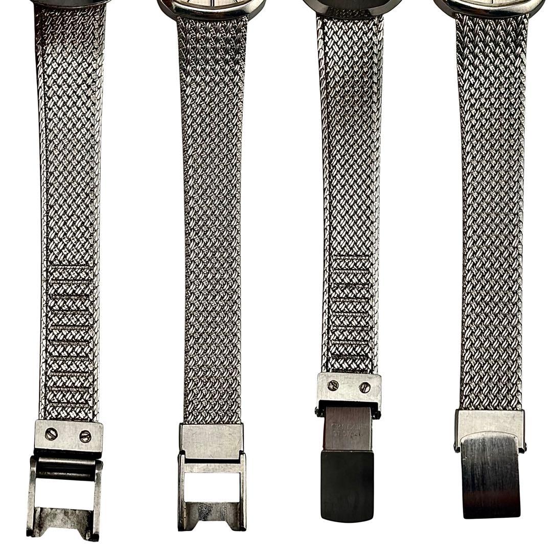 【稼働】 クレドール 腕時計 1421-5021 白文字盤 新品電池 女性