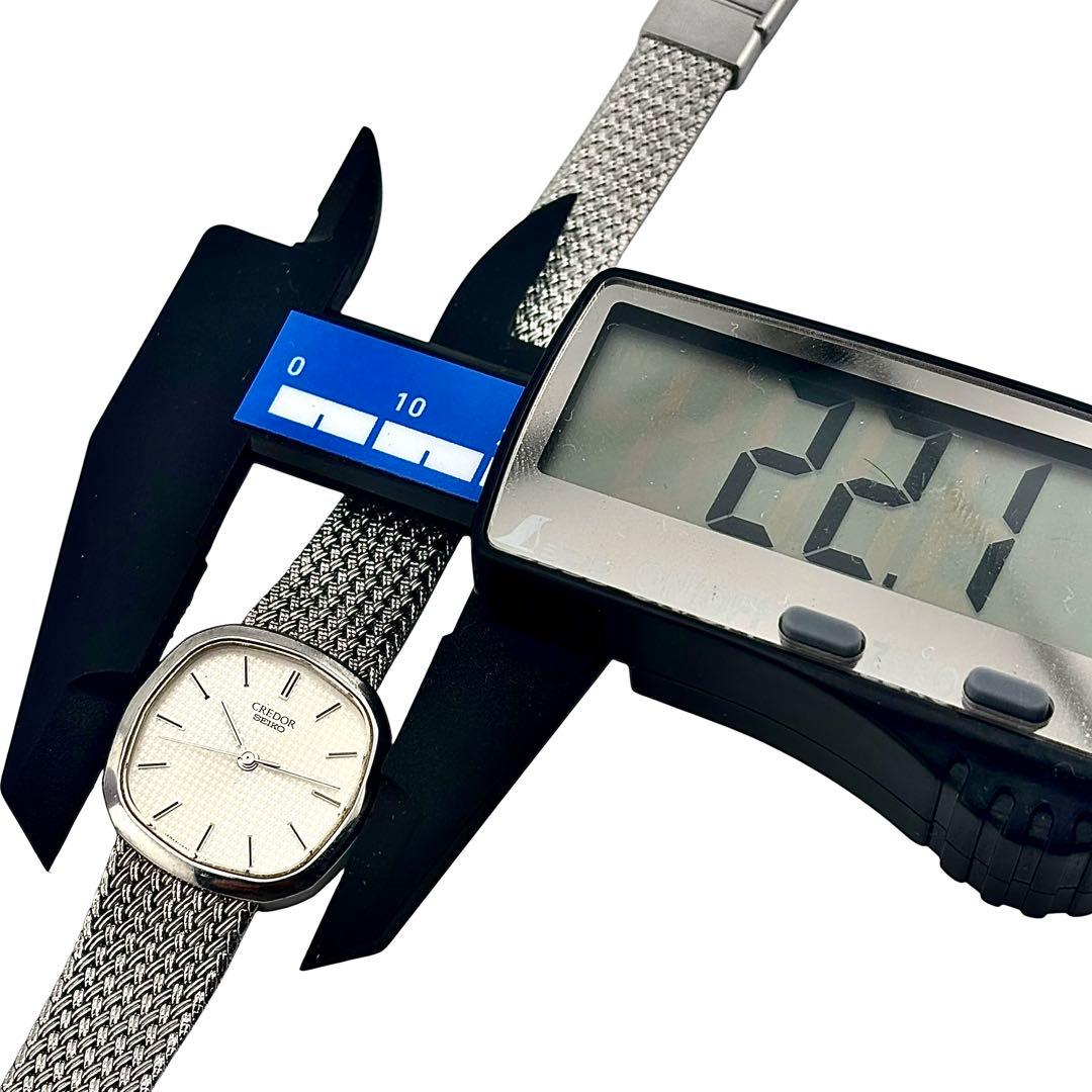 【稼働】 クレドール 腕時計 1421-5021 白文字盤 新品電池 女性