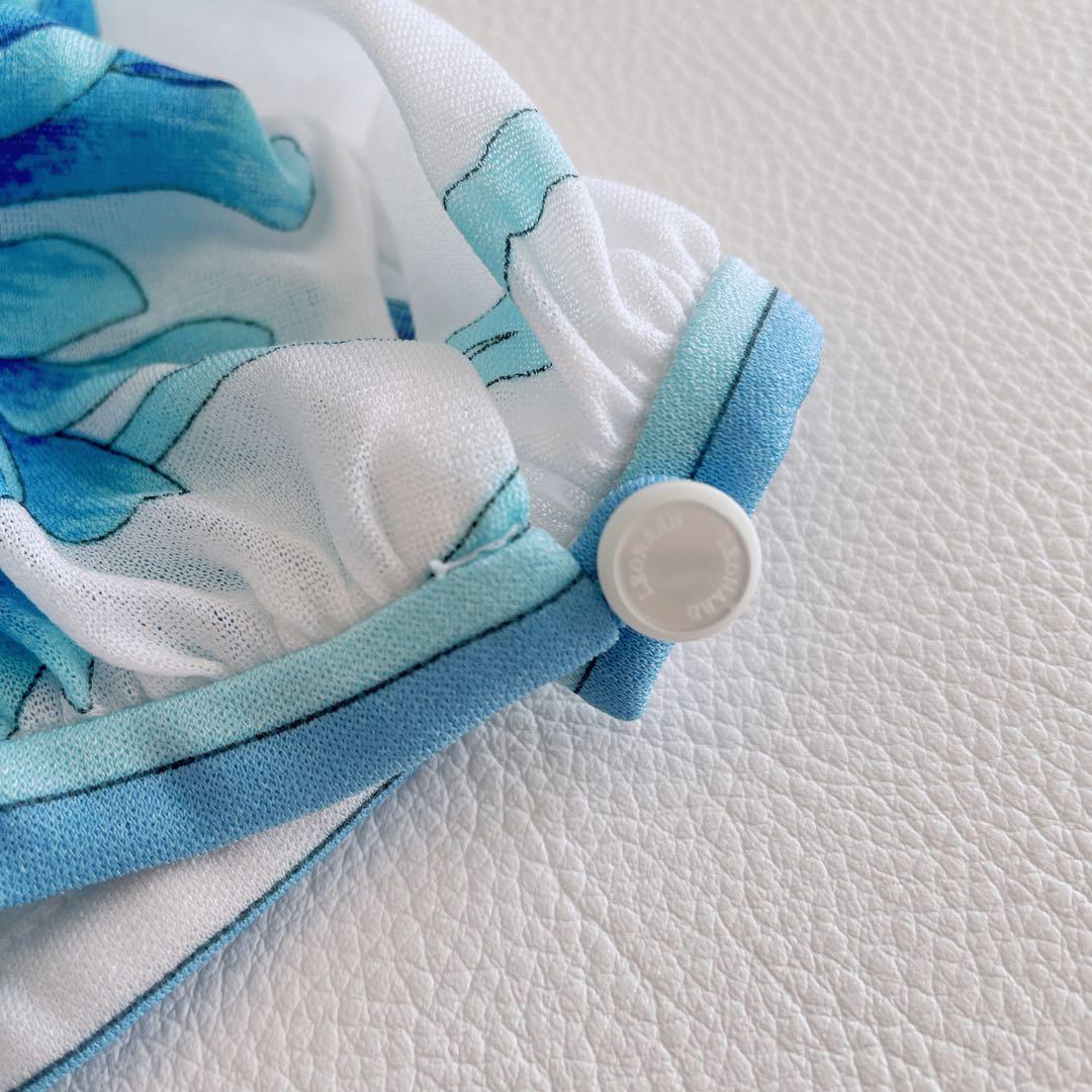 美品✨LEONARD レオナール カンカン 総柄 花ダリア チュニック　長袖