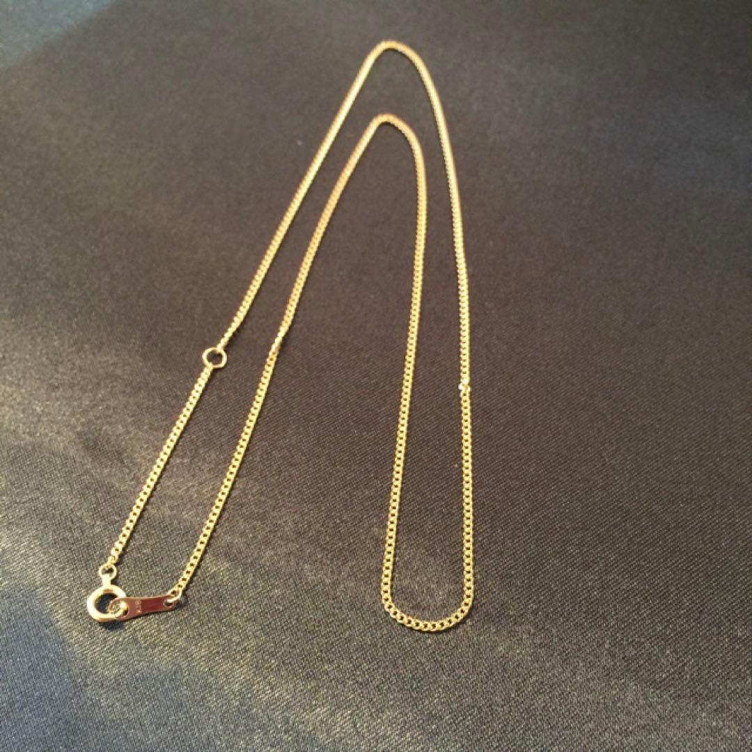 K18（18金）喜平ネックレスチェーン 40cm 約0.8g造幣局刻印　新品