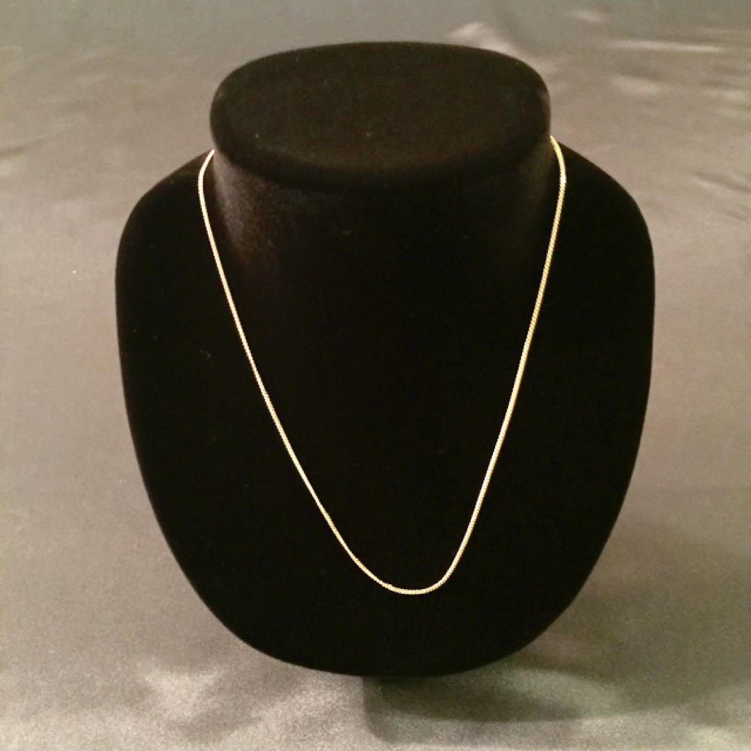 K18（18金）喜平ネックレスチェーン 40cm 約0.8g造幣局刻印　新品