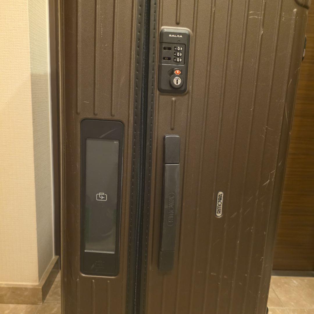 リモワRIMOWAブラウン キャリーケース 大容量 4輪