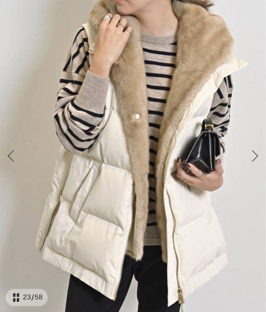 アパルトモン【LOU ANDREA/ルーアンドレア】2WAYダウンベスト