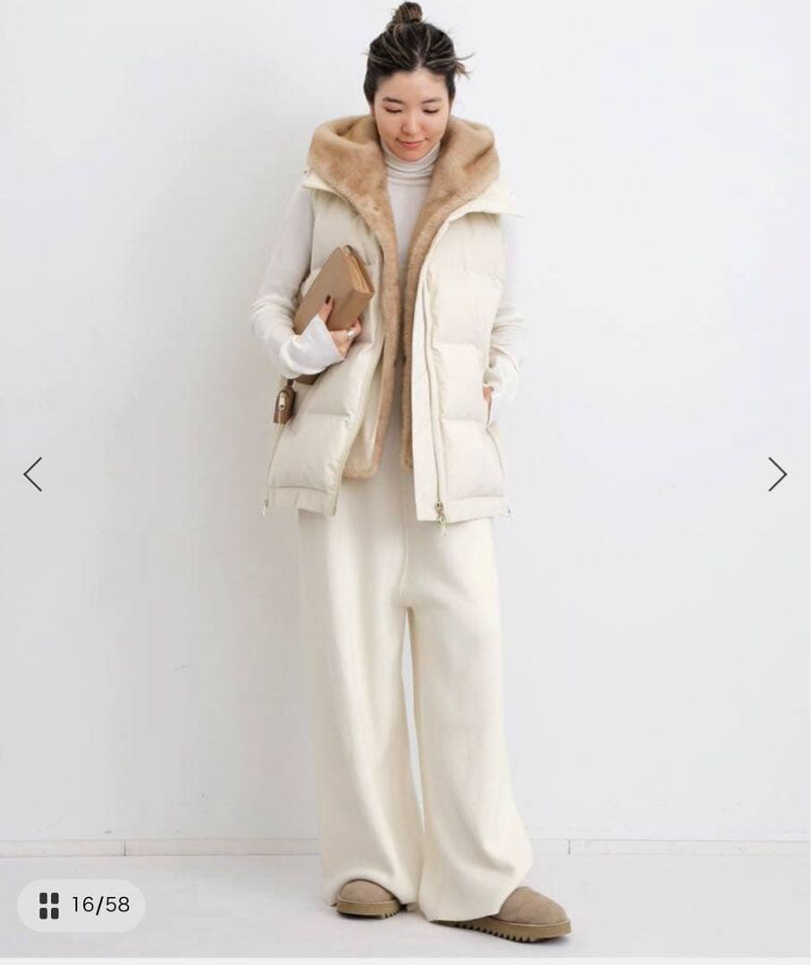 アパルトモン【LOU ANDREA/ルーアンドレア】2WAYダウンベスト