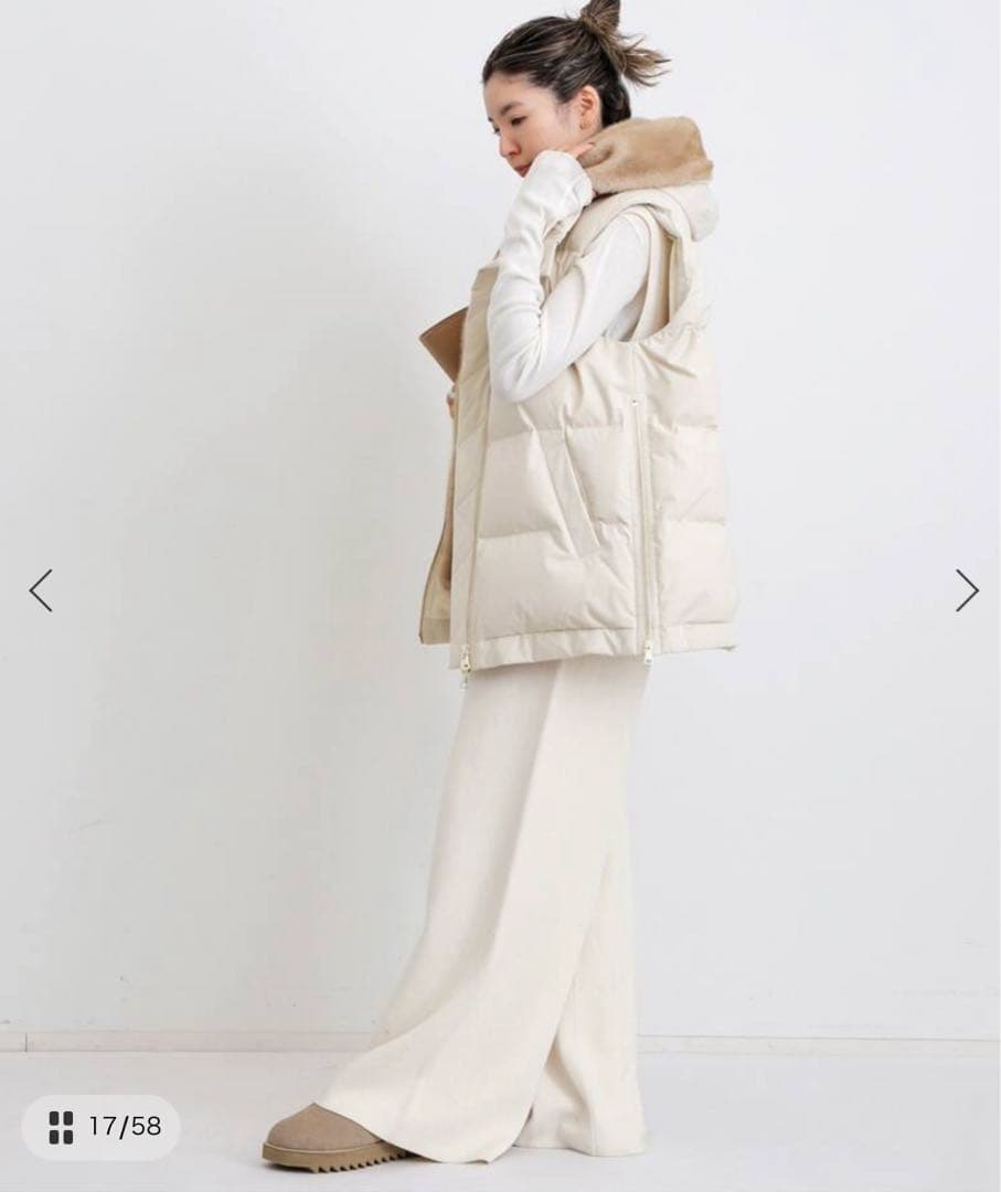 アパルトモン【LOU ANDREA/ルーアンドレア】2WAYダウンベスト